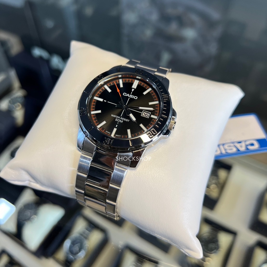 นาฬิกาผู้ชาย Casio รุ่น MTP-VD01D-1E2 คาสิโอ