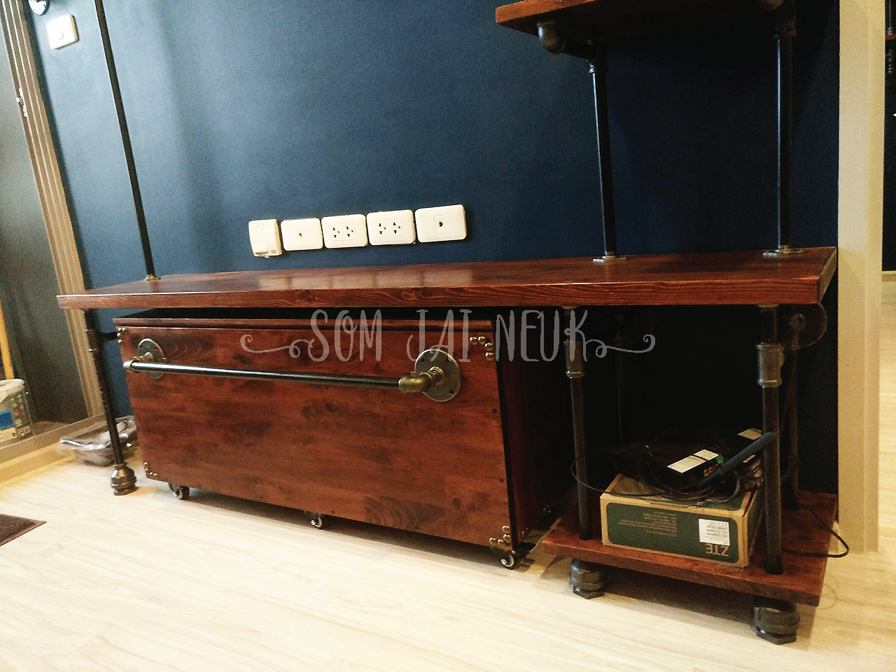 ตกแต่งเฟอร์แนวลอฟท์คอนโดทั้งห้อง @Ideo Mobi Bangsue Condo