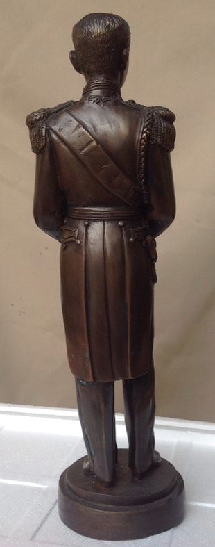 พระบรมรูป รูปหล่อ ทองเหลือง กรมหลวงชุมพรฯ สูง14นิ้ว