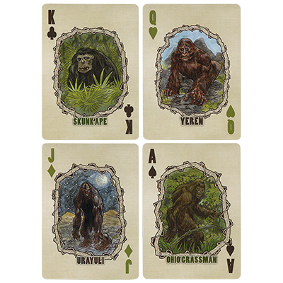 Bicycle Bigfoot Playing Cards