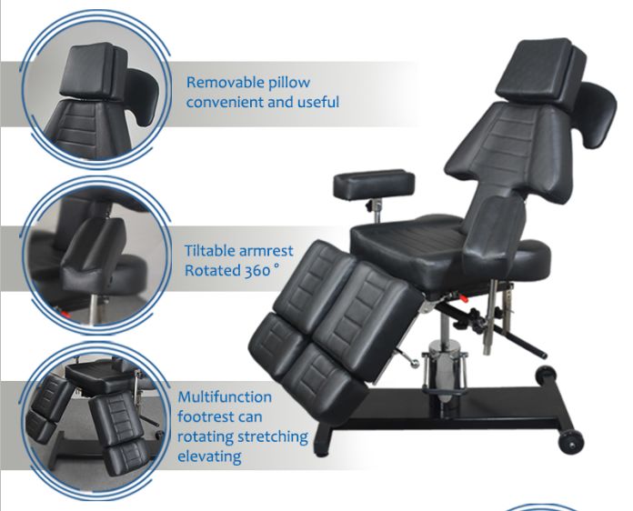 เตียงสักลาย ระบบไฮโดรลิค