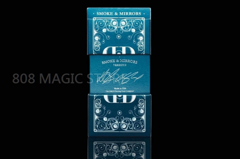BLUE Smoke and Mirrors DD V8 Playing Cards