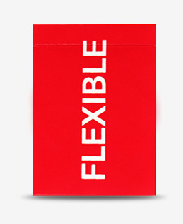 Red Flexible Playing Cards