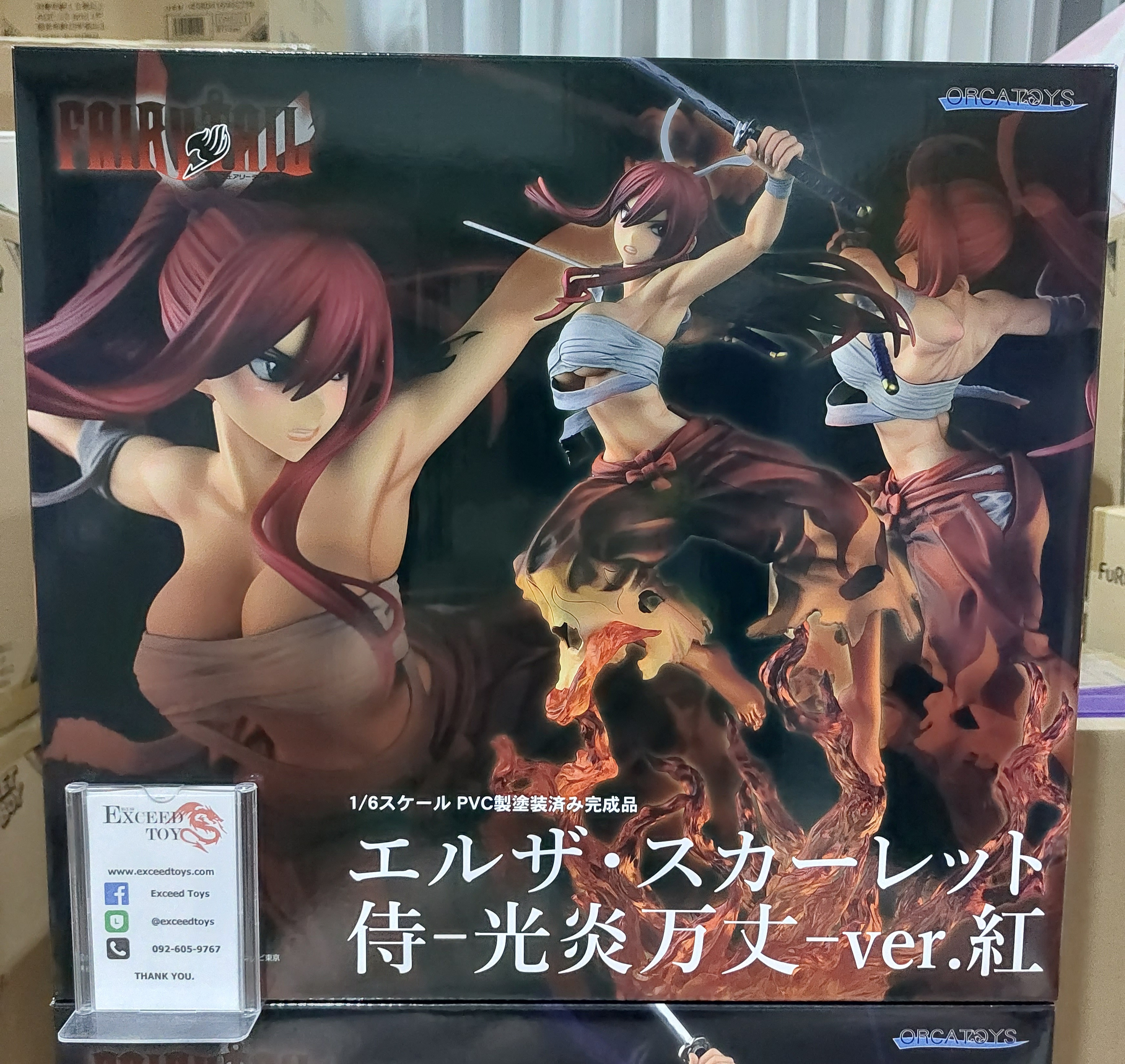 Erza Scarlet Samurai Light Flame Manjo ver. Rouge