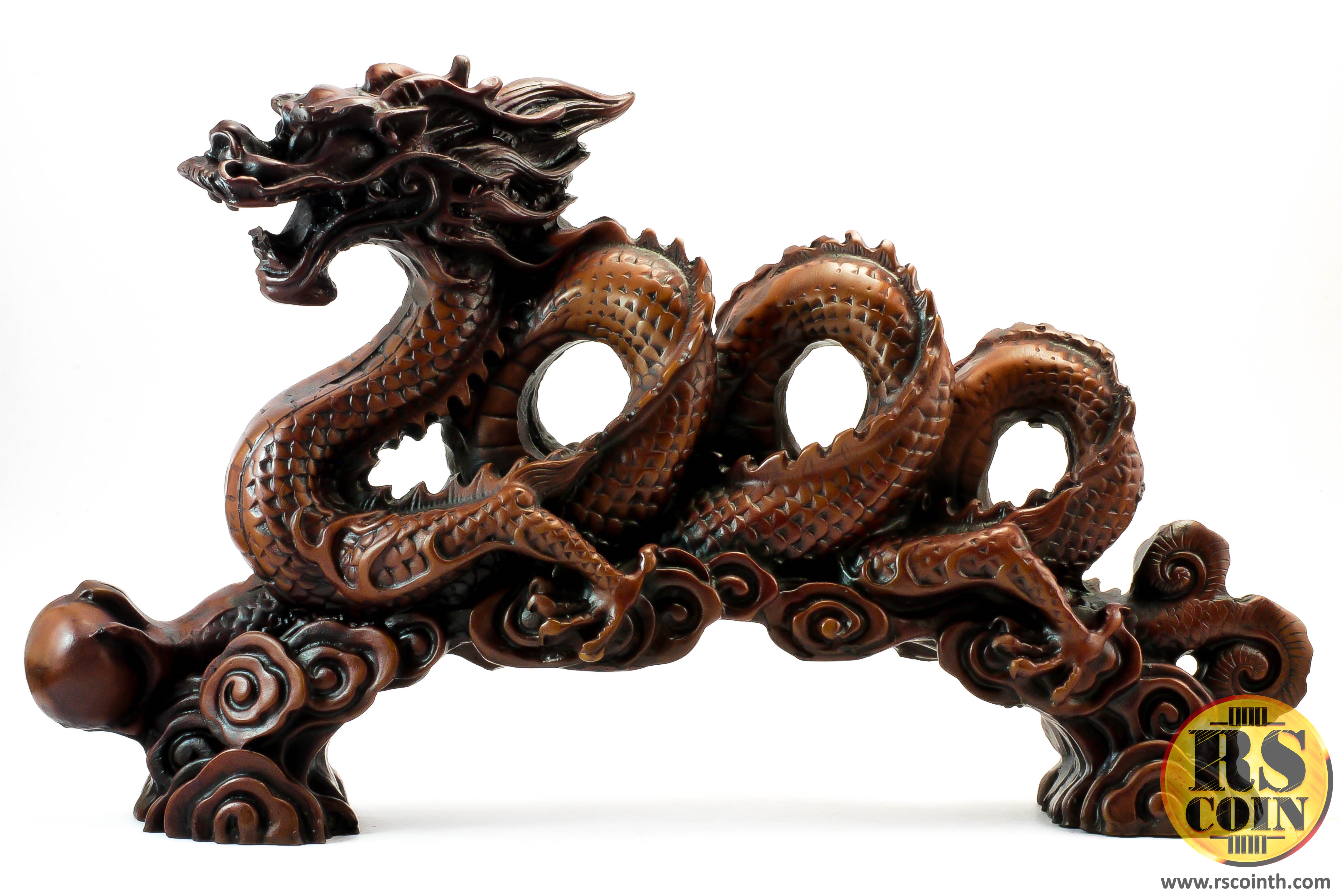 รูปปั้นหิน - มังกรจีนใหญ่ (Thai Sculpture Stone Great Chinese Legend Dragon)