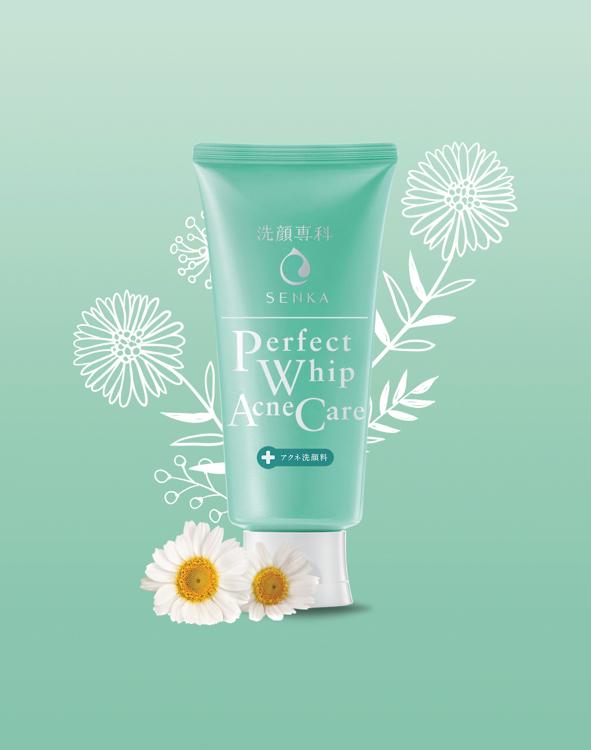 Senka Perfect Whip Acne Care 100g