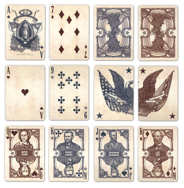 bicycle civil war (red)