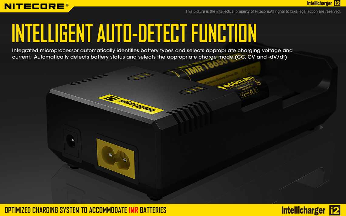เครื่องชาร์จถ่านอัจฉริยะ Nitecore i2