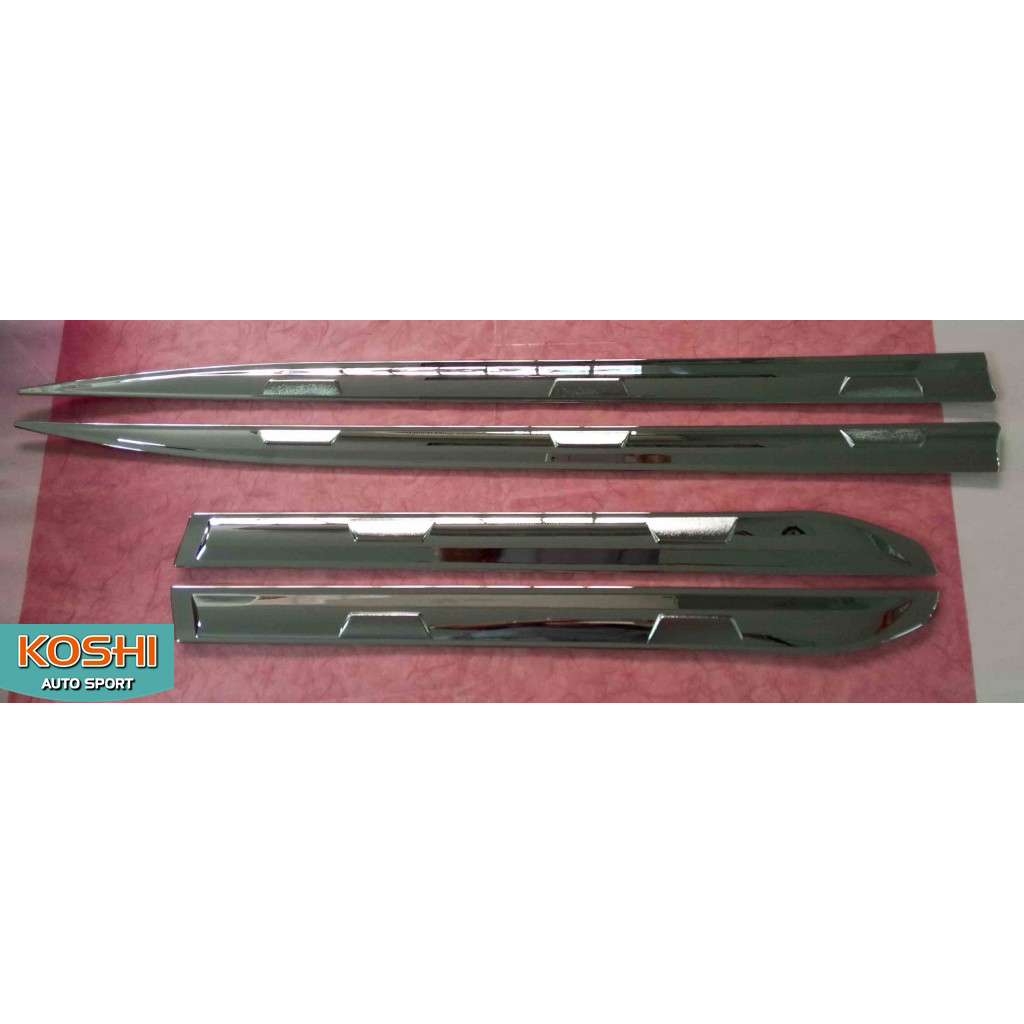 คิ้วขอบกระจก Nissan Navara 2015 รุ่น 4 ประตู ยี่ห้อ lekone (4ชิ้น)