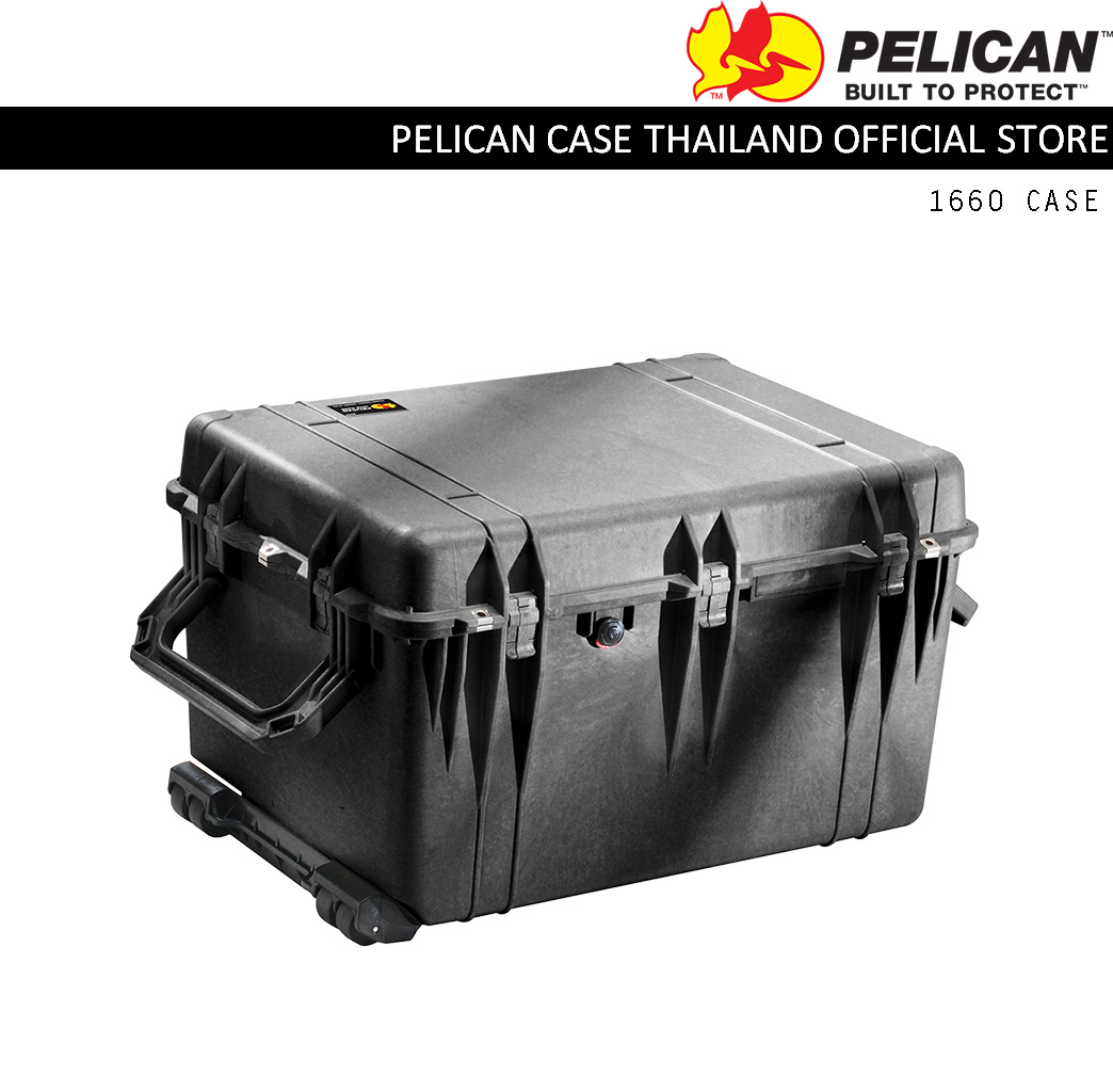 PELICAN 1660 CASE WITH FOAM - BLACK