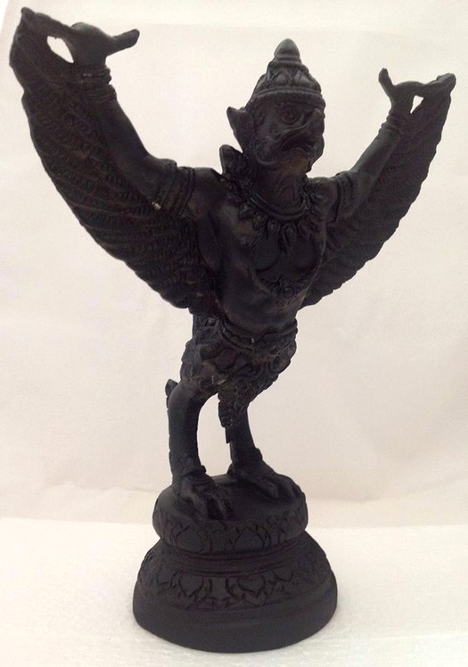 ครุฑ ทองเหลือง รมดำ 5นิ้ว