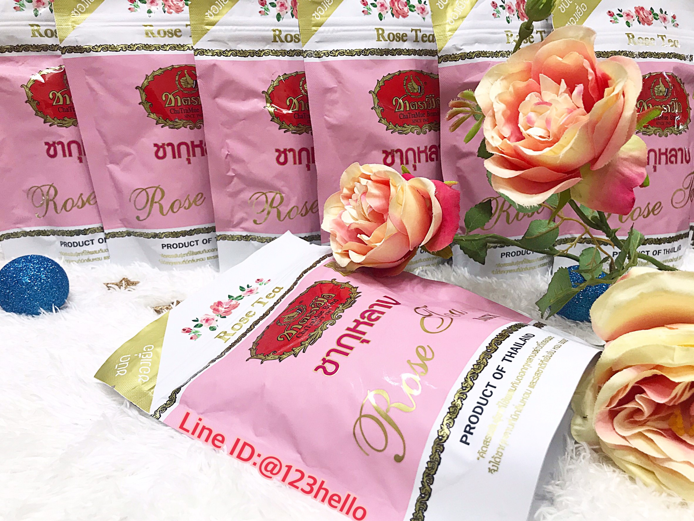 ChaTraMue Rose Tea Mix ชาตรามือ ชากุหลาบ 75g