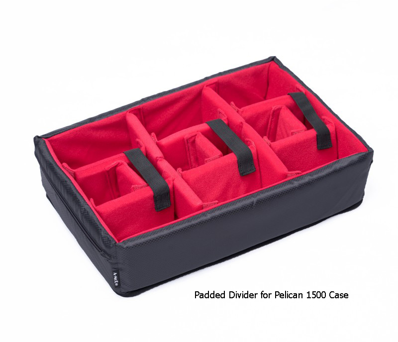 Insert Padded Divider for Pelican 1500 - Fits Pelican 1500 Case
