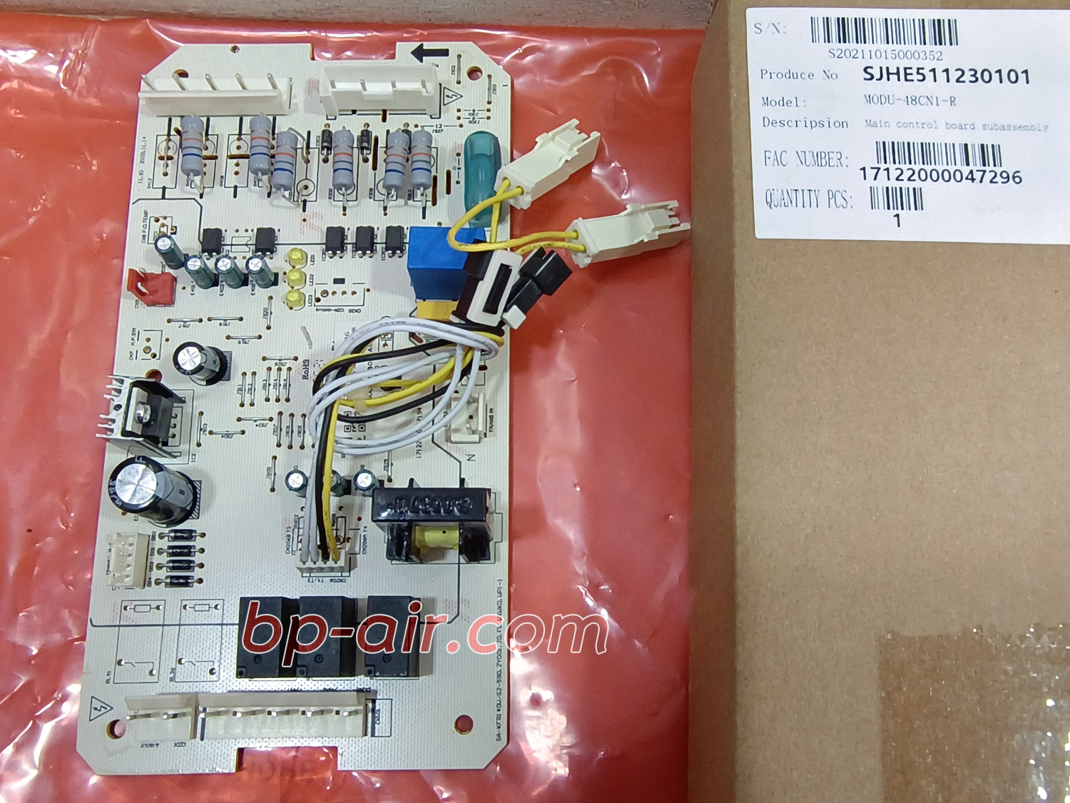 แผงเมนบอร์ดคอยล์ร้อน Midea MCD-48CRN1-R