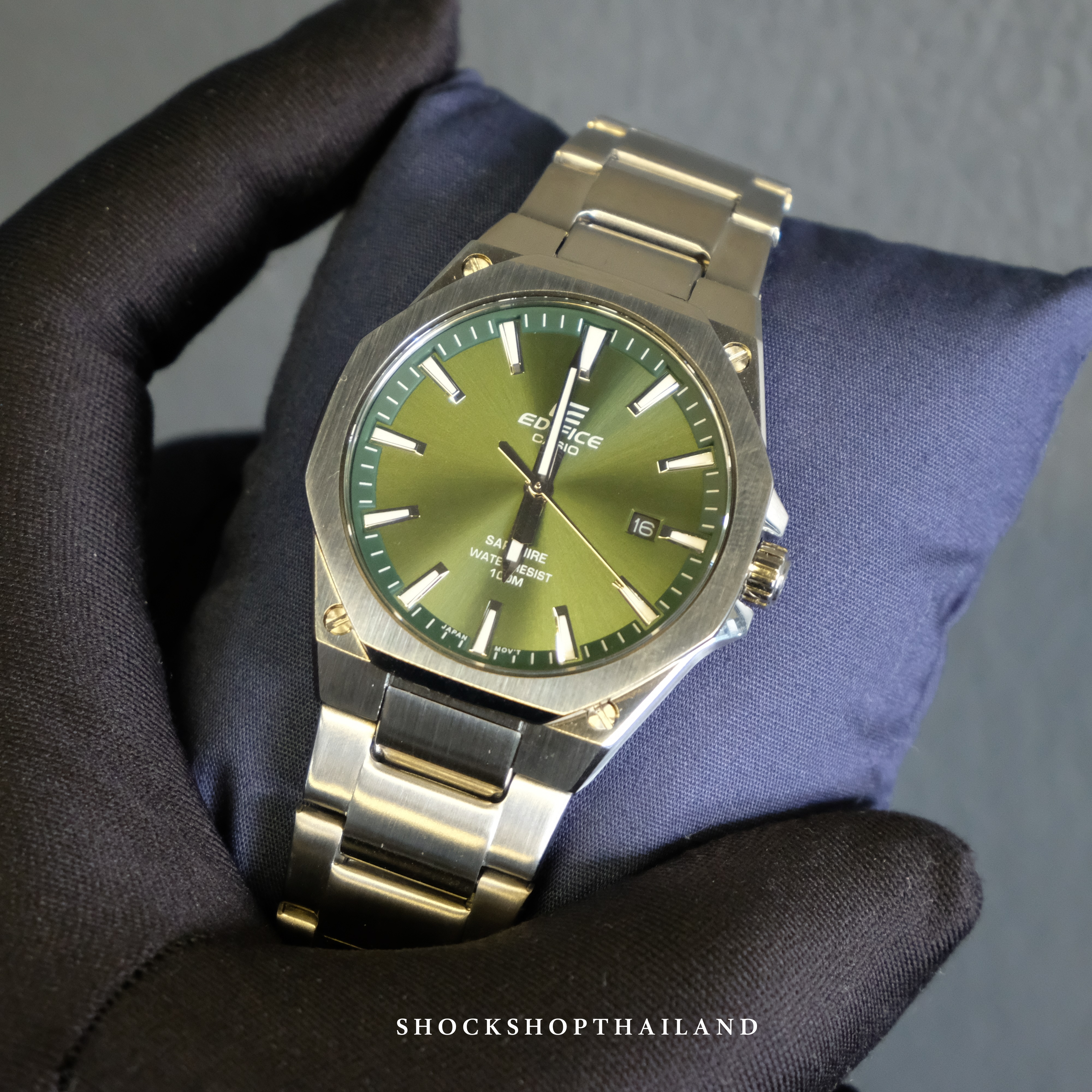 นาฬิกาผู้ชาย Casio Edifice รุ่น EFR-S108D-3AV คาสิโอ