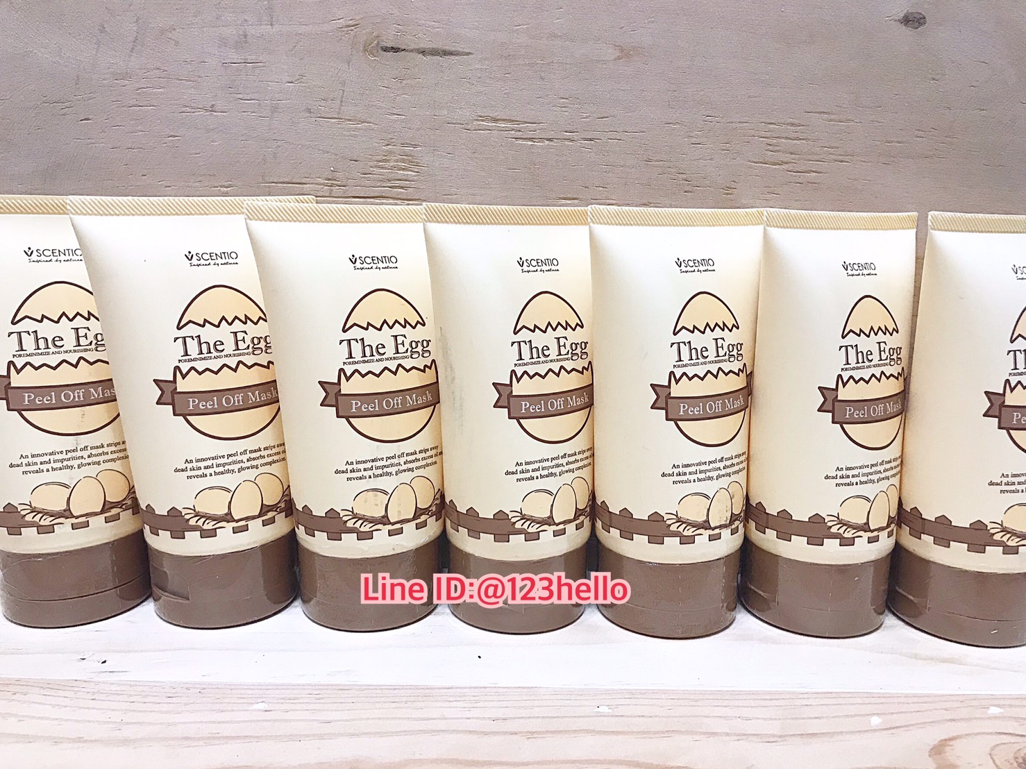 SCENTIO The Egg Peel Off Mask เซนทิโอ ดิเอ้ก พีล ออฟ มาร์ค 100 ml.