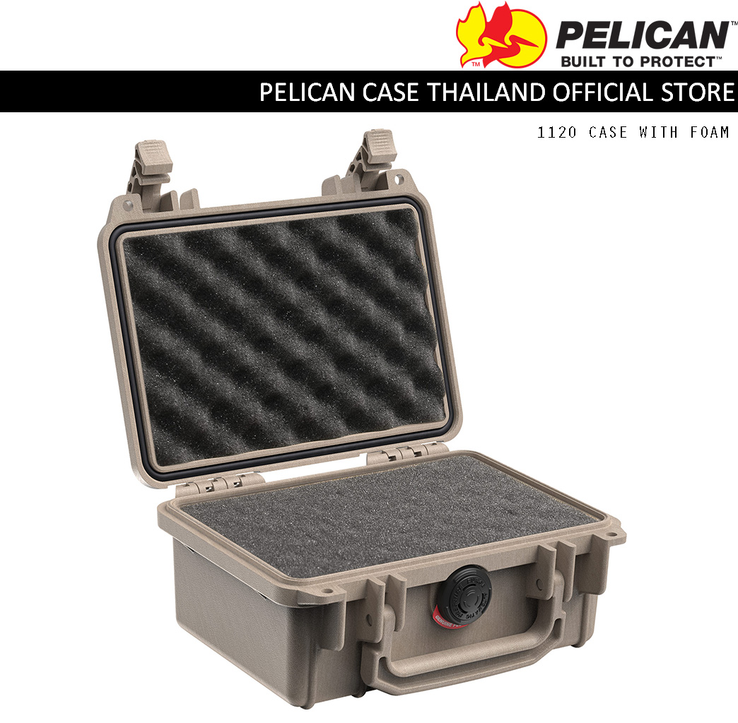 PELICAN 1120 CASE WITH FOAM - DESERT TAN