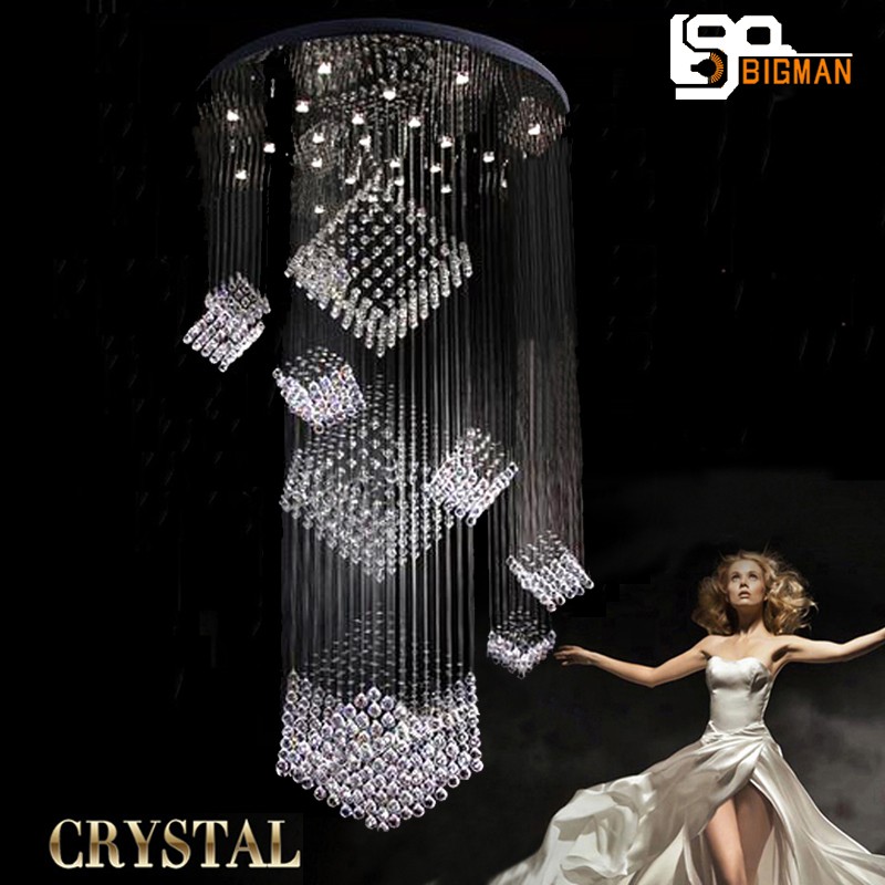 ไฟระย้า คริสตัล modern luxury crystal chandelier ไฟแขวน ไฟเพดาน ไฟช่อ ไฟกิ่ง AC39310