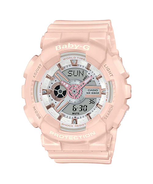 นาฬิกาผู้หญิง Casio BABY-G รุ่น BA-110RG-4A ซีรีส์ BA-110 เบบี้จี
