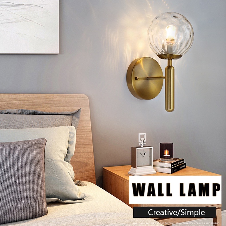ไฟติดผนัง ไฟผนัง Wall Lamp light ทรงกลม ไฟข้างเตียง bedside lights บันได ทางเดิน โคมไฟติดผนัง โคมไฟ สวยทันสมัย ไฟตกแต่ง ห้องนอน ห้องนั่งเล่น ห้องรับแขก หรูหรา ทนทาน ประหยัดไฟ
