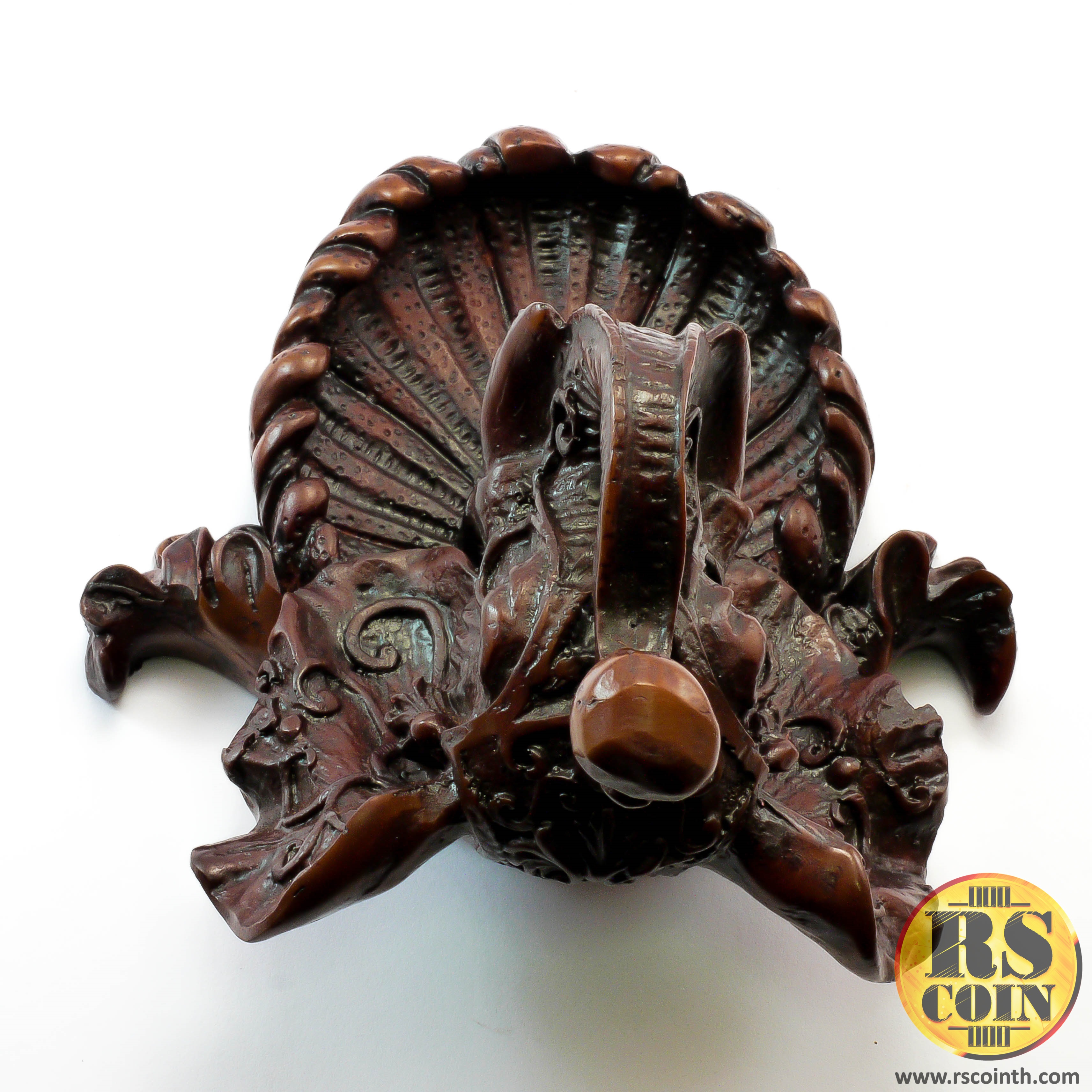 รูปปั้นหิน - ที่เขี่ยบุหรี่หัวช้าง (Thai Sculpture Ashtray Stone Elephant Head)