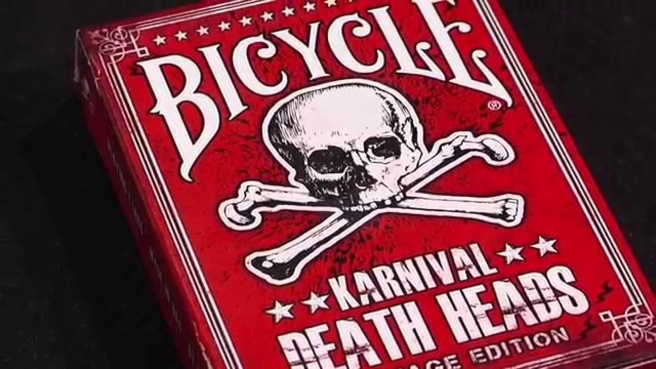Bicycle Karnival Death Heads Playing Cards