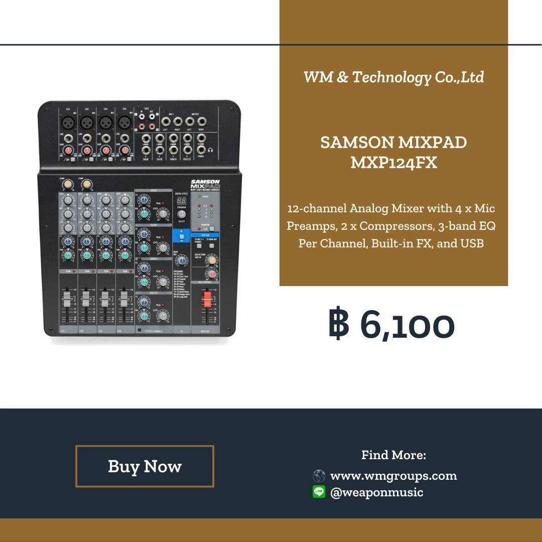 SAMSON MIXPAD MXP124FX