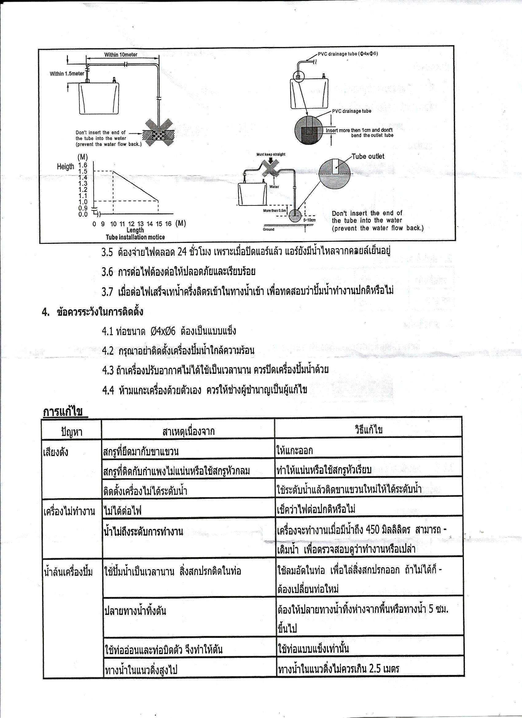 ปั๊มน้ำทิ้งแอร์ WINMAX (กาลักน้ำ) PF-30225B-WT2A