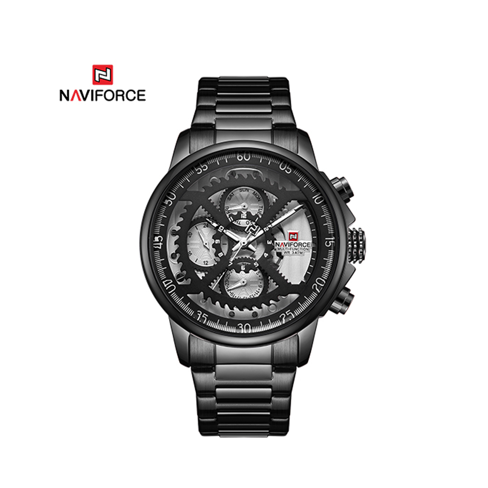 นาฬิกา Naviforce รุ่น NF9150 BK สีดำ ของแท้ รับประกันศูนย์ 1 ปี ส่งพร้อมกล่อง และใบรับประกันศูนย์ ราคาถูกที่สุด