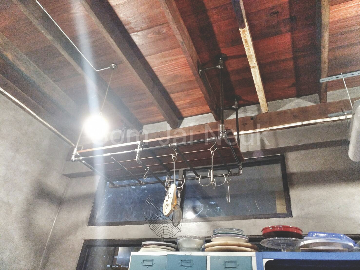 รีโนเวทครัว ฉาบปูนลอฟท์ 65 ตร.ม@ร้านอาหารย่านติวานนท์