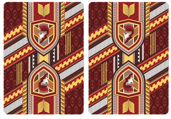 Bicycle Red Castle Playing Cards