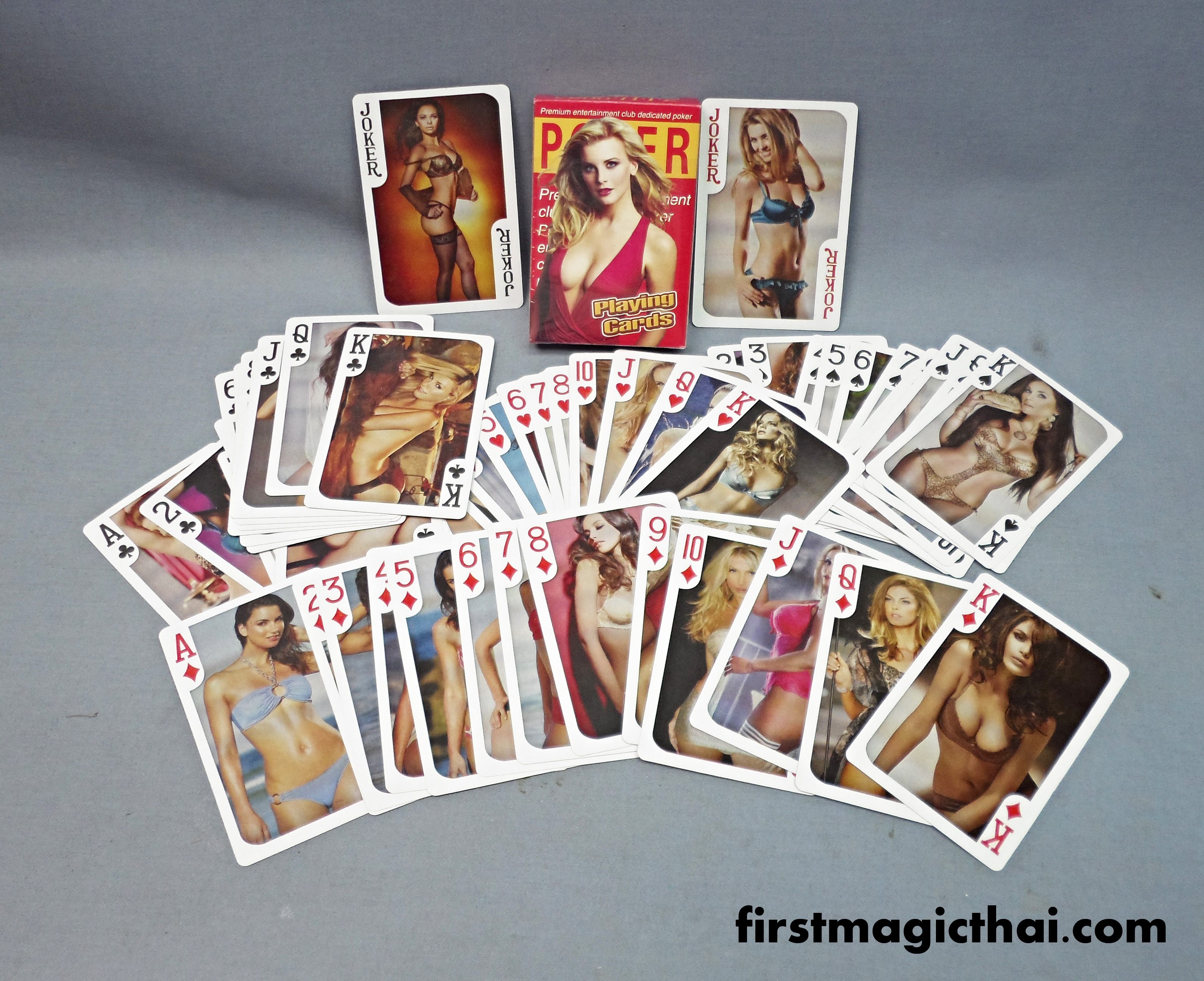 ไพ่ นางแบบฝรั่ง แบบ1