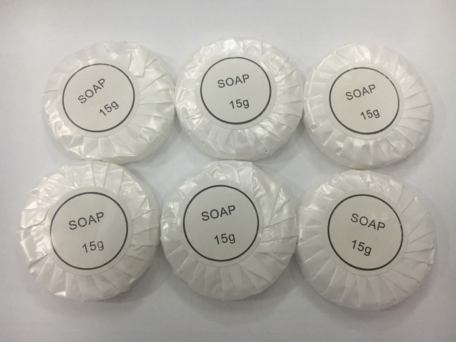 สบู่ห่อจีบขนาด 15 กรัม