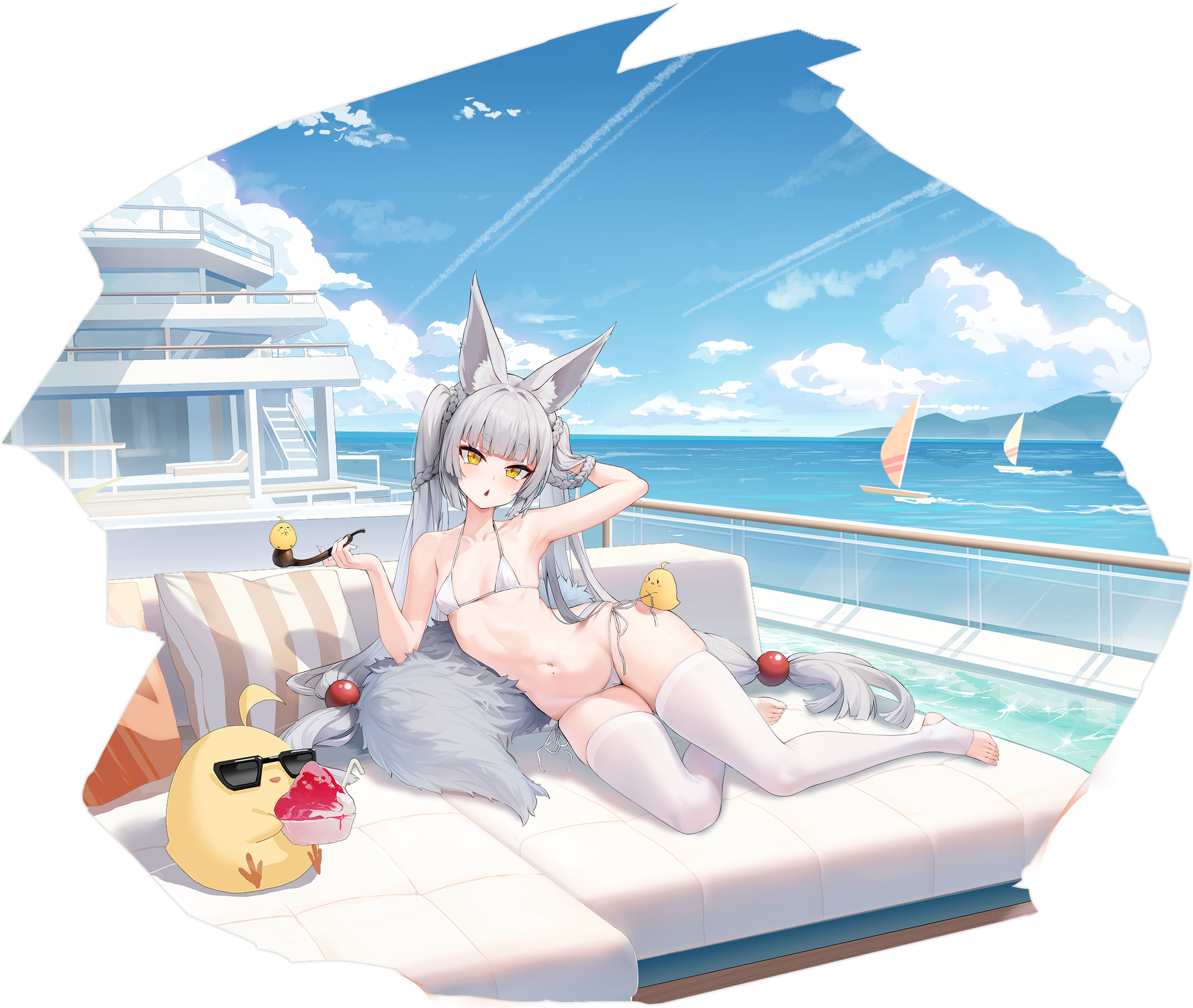 Azur Lane - Asanagi - Manjuu Lulled by Rough Seas