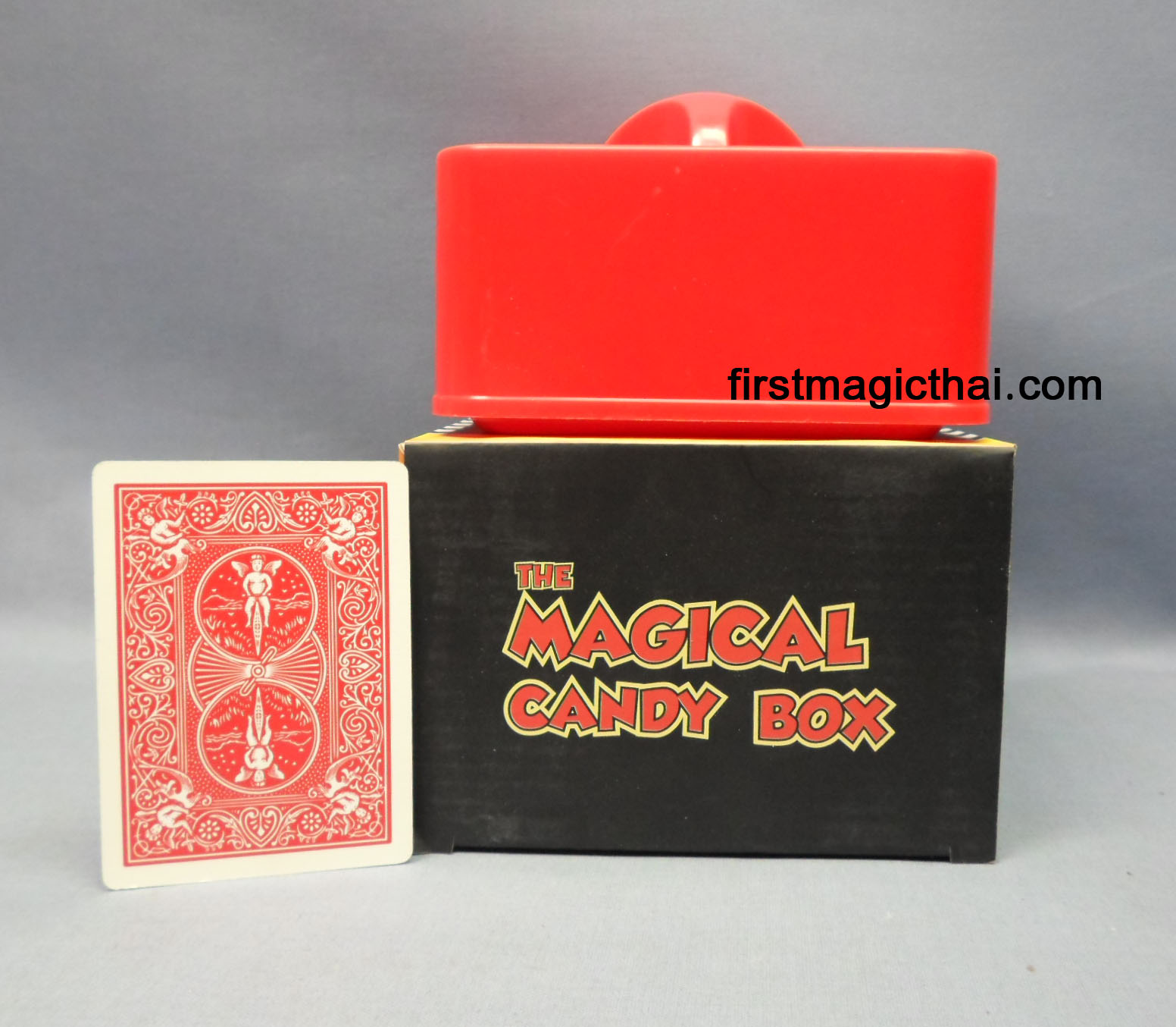 กล่องเสกของ ทรงเหลี่ยม พลาสติก / Magic Candy Box
