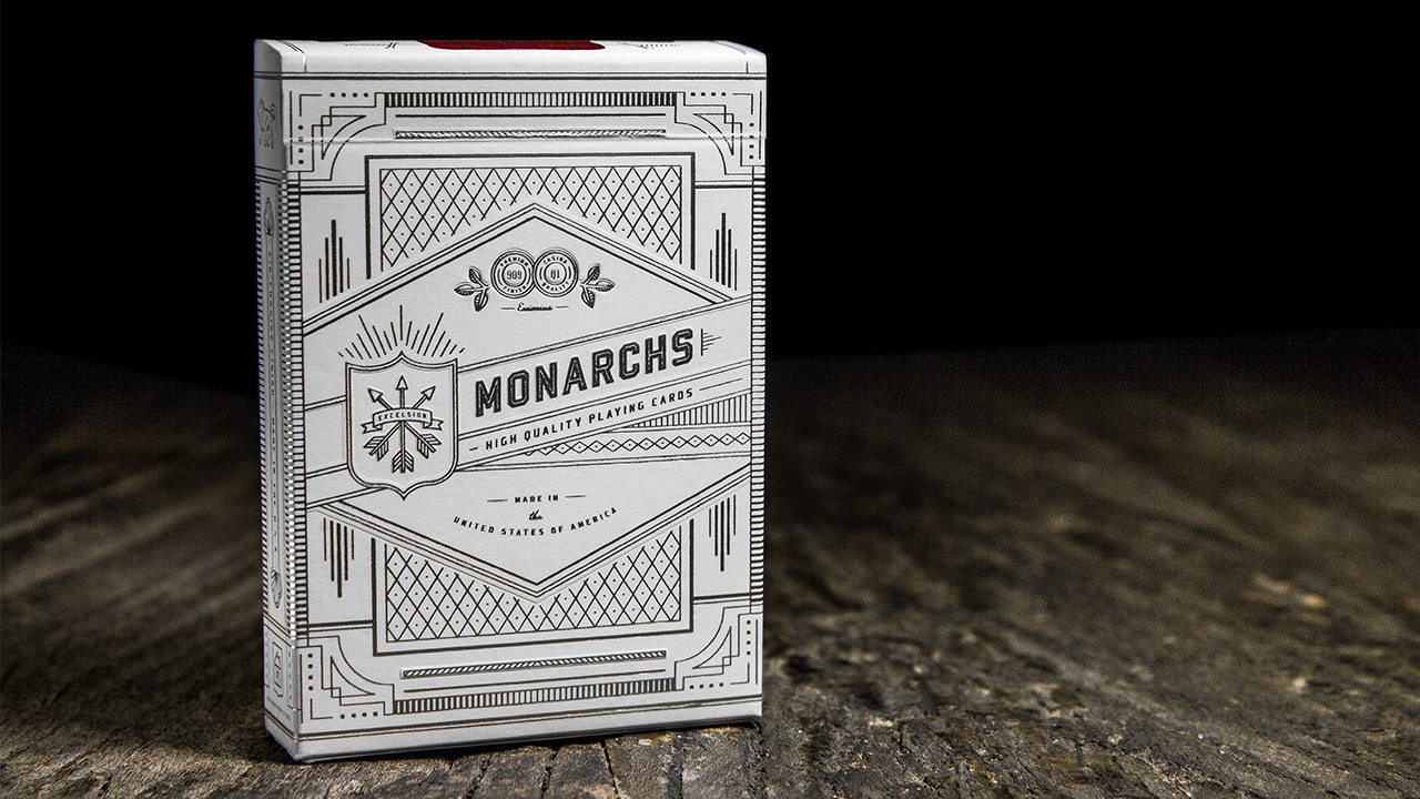 Monarch Playing Cards (Silver)