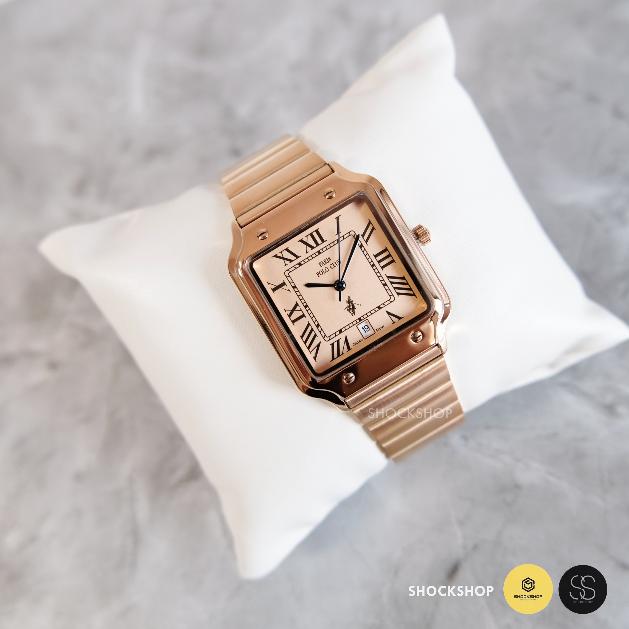 Paris Polo Club นาฬิกาข้อมือผู้หญิง รุ่น PPC-230209-RG โปโล