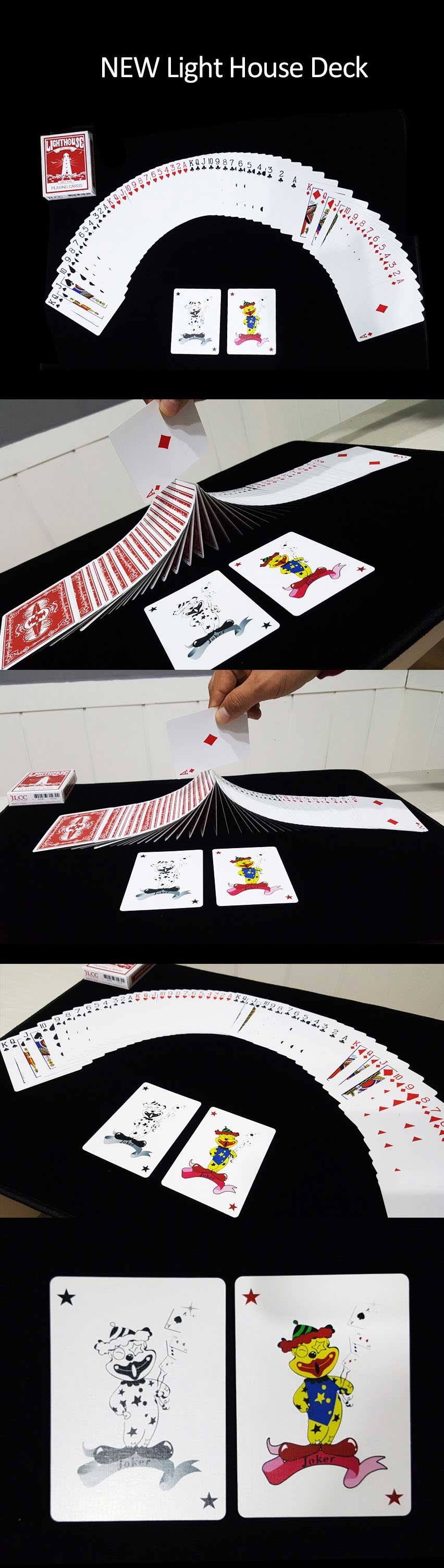 Light House Playing Cards (Red)