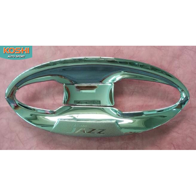 เบ้ารองมือ(เต็ม)ชุบโครเมี่ยม Honda Jazz 2014 ยี่ห้อ Lekone (8ชิ้น)