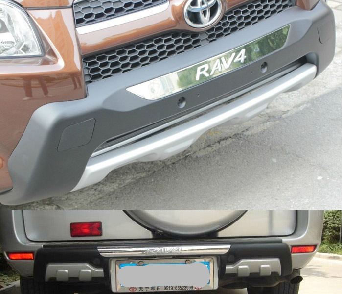 กันชน ด้านหน้า ด้านหลัง 2006-2011 Toyota RAV4 Hatchback 5dr คุณภาพดีมาก วัสดุ ABS Chrome
