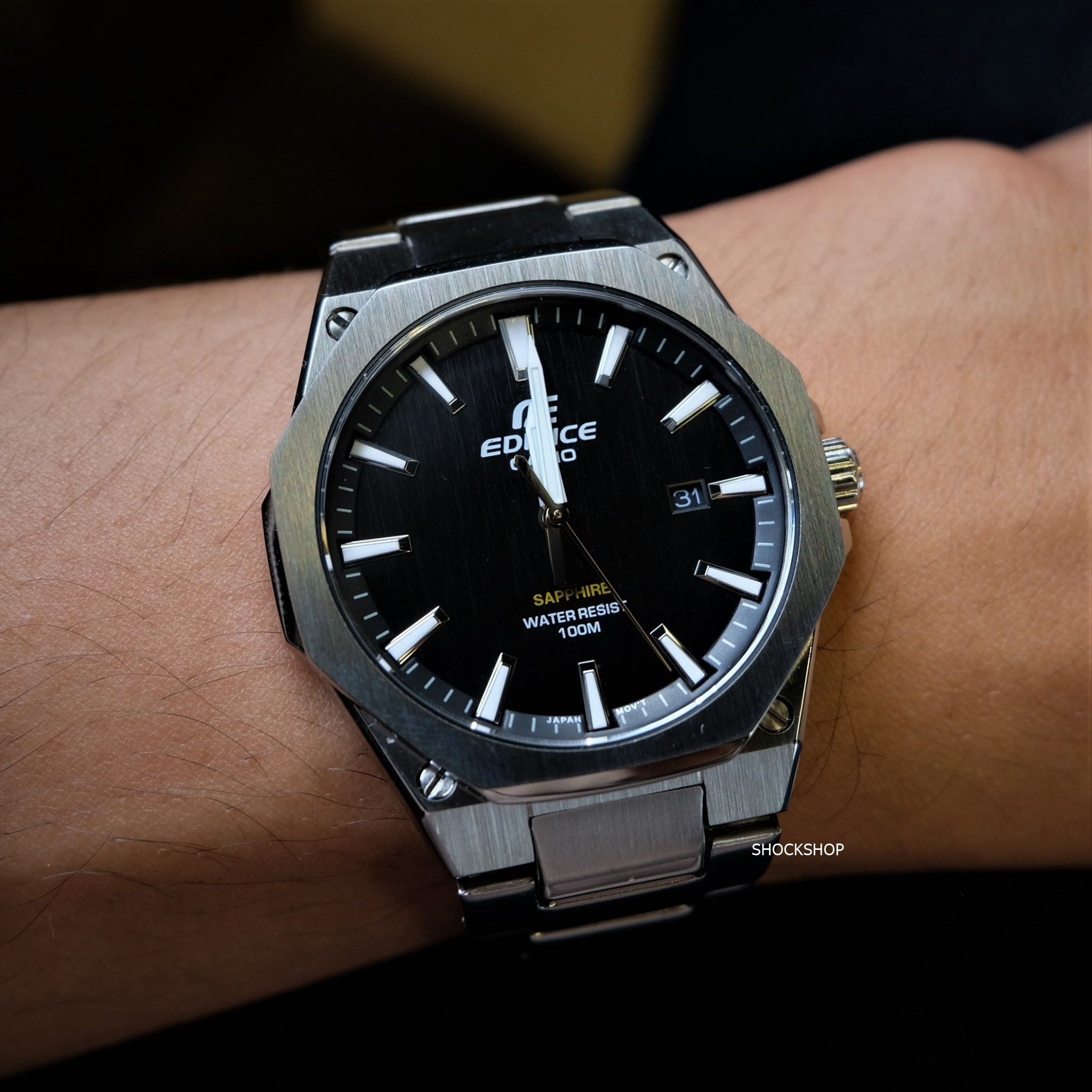 นาฬิกาผู้ชาย Casio Edifice รุ่น EFR-S108D-1AV คาสิโอ