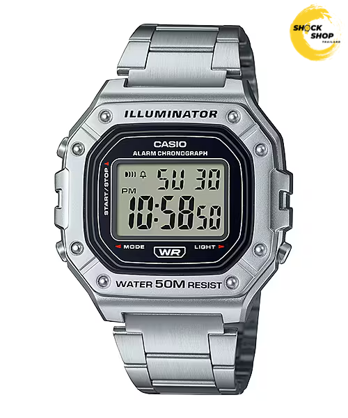 CASIO นาฬิกาข้อมือ รุ่น W-218HD-1AV คาสิโอ