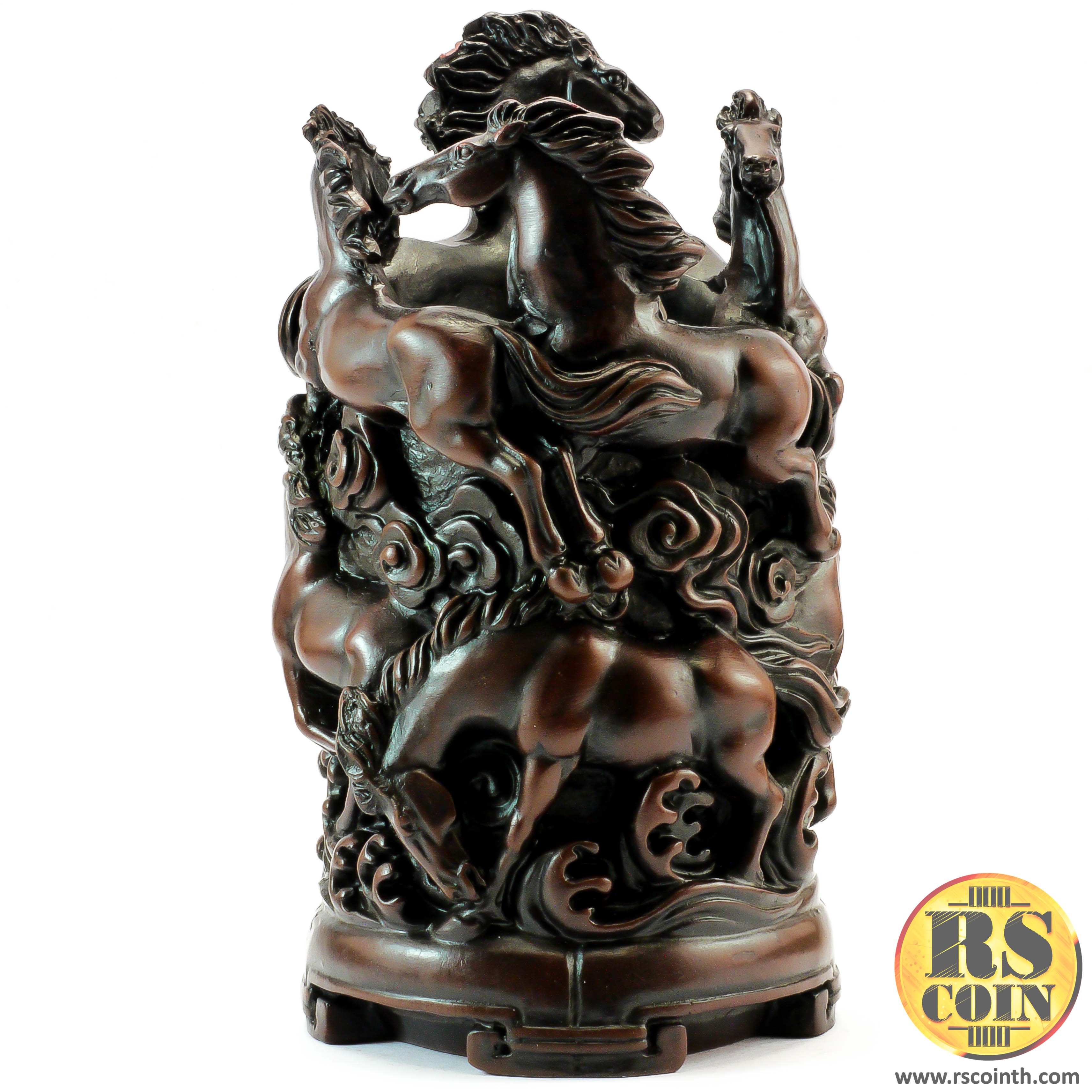 รูปปั้นหิน - กระบอกม้าสวรรค์ (Thai Sculpture Stone Animal Horses Heaven)