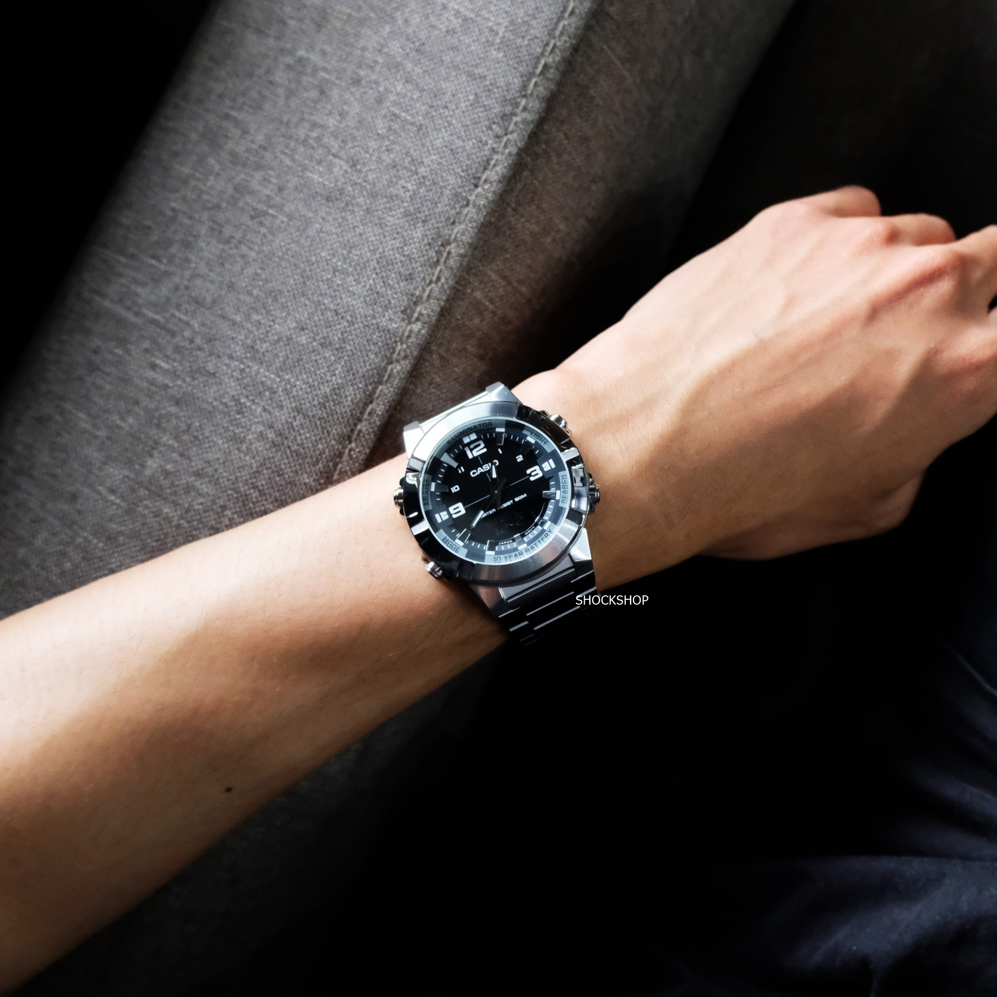 นาฬิกาผู้ชาย Casio รุ่น AMW-870D-1 คาสิโอ