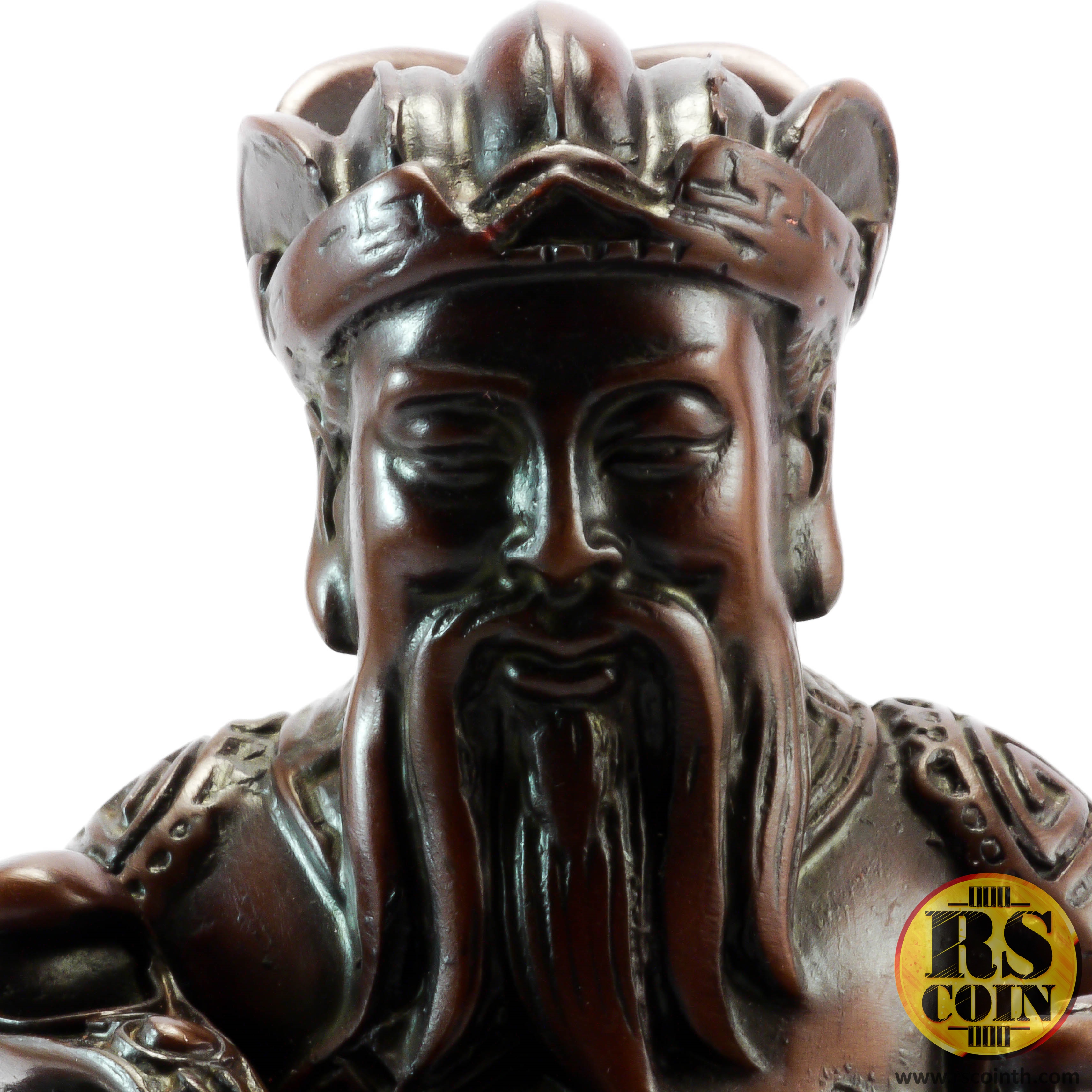 รูปปั้นหิน - ไฉซิ้งเอี้ย เทพเจ้าแห่งโชคลาภ (Thai Sculpture Stone Cai Shen God)