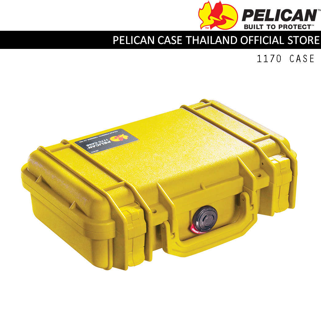 PELICAN 1170 CASE WITH FOAM - YELLOW