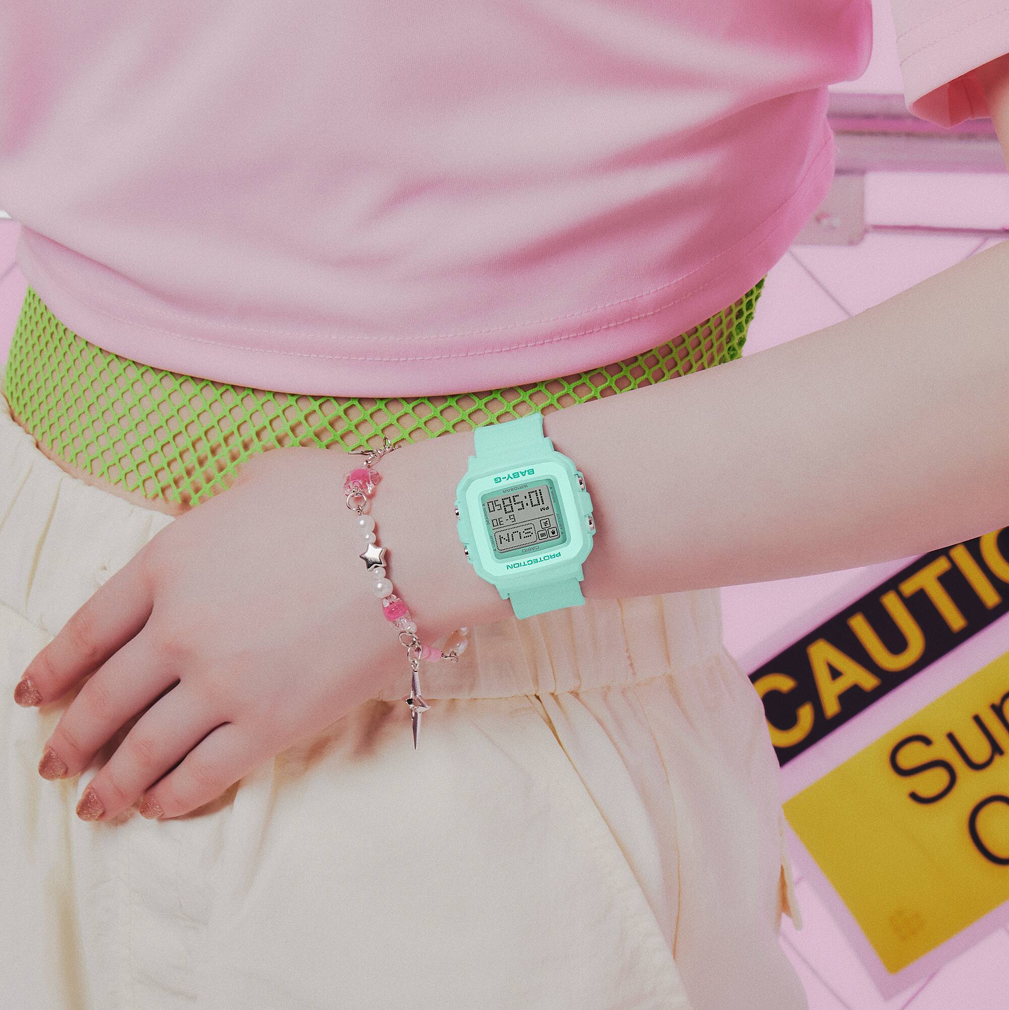 CASIO BABY-G นาฬิกาข้อมือ ผู้หญิง รุ่น BGD-10-3 ซีรีส์ BGD-10 เบบี้จี