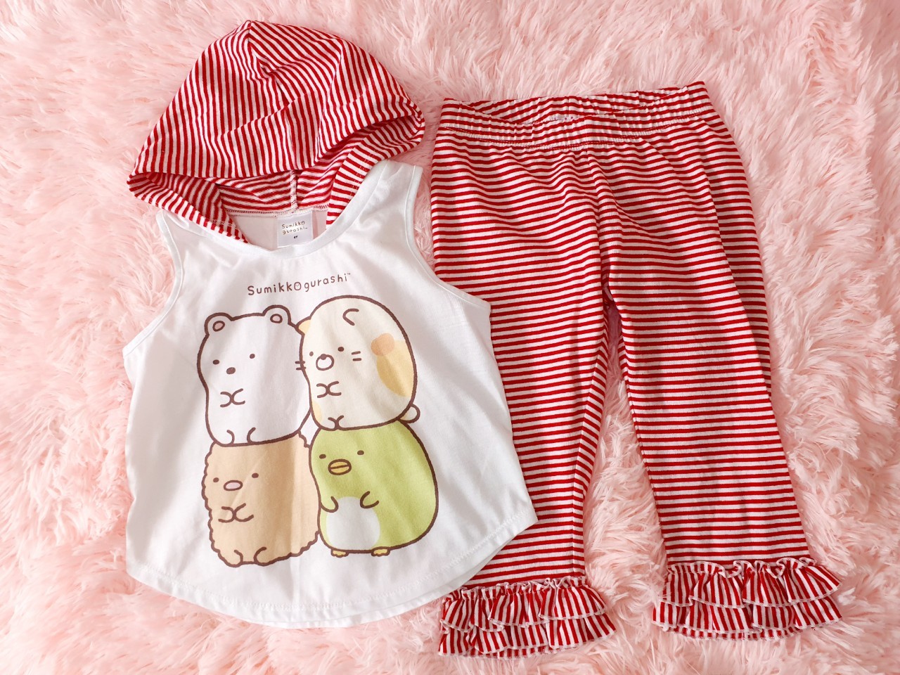 ชุดเซ็ท Laugh 4Y เสื้อ-กางเกง by CHA-LOM มือสอง เหมือนใหม่