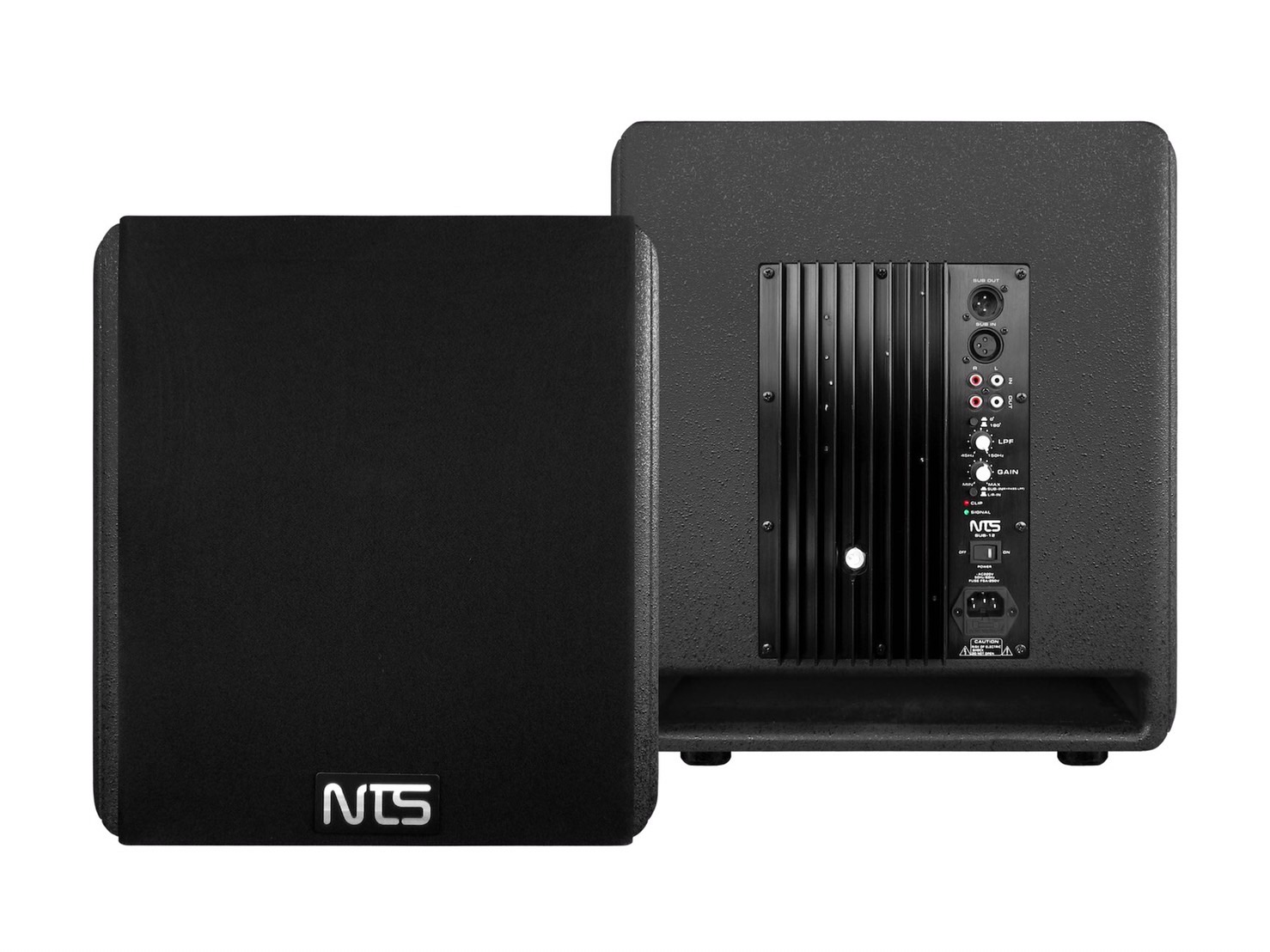 NTS SUB-12 ตู้ลำโพงซัฟวูฟเฟอร์ 12" + เพาเวอร์แอมป์ 200W