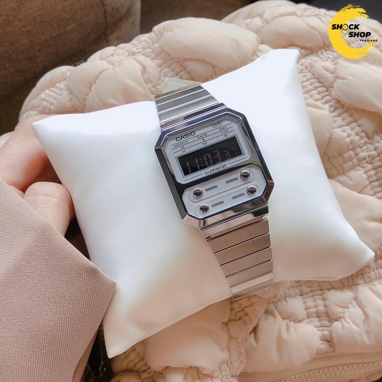นาฬิกาข้อมือ Casio รุ่น A100WE-7B คาสิโอ